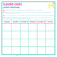 MAHJONG SCORECARD NOTEPAD WITH RULES