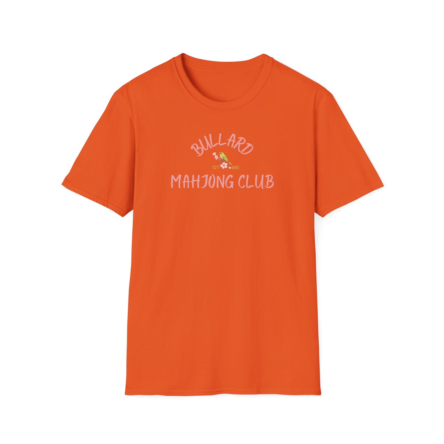 Bullard Mahjong Club Unisex Softstyle T-Shirt - Casual Fun for Game Lovers