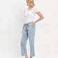 MID RISE CROP  DAD JEANS