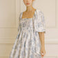 GARDEN TOILE PRINT BABY DOLL DRESS