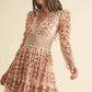 Floral Lace Mini Dress