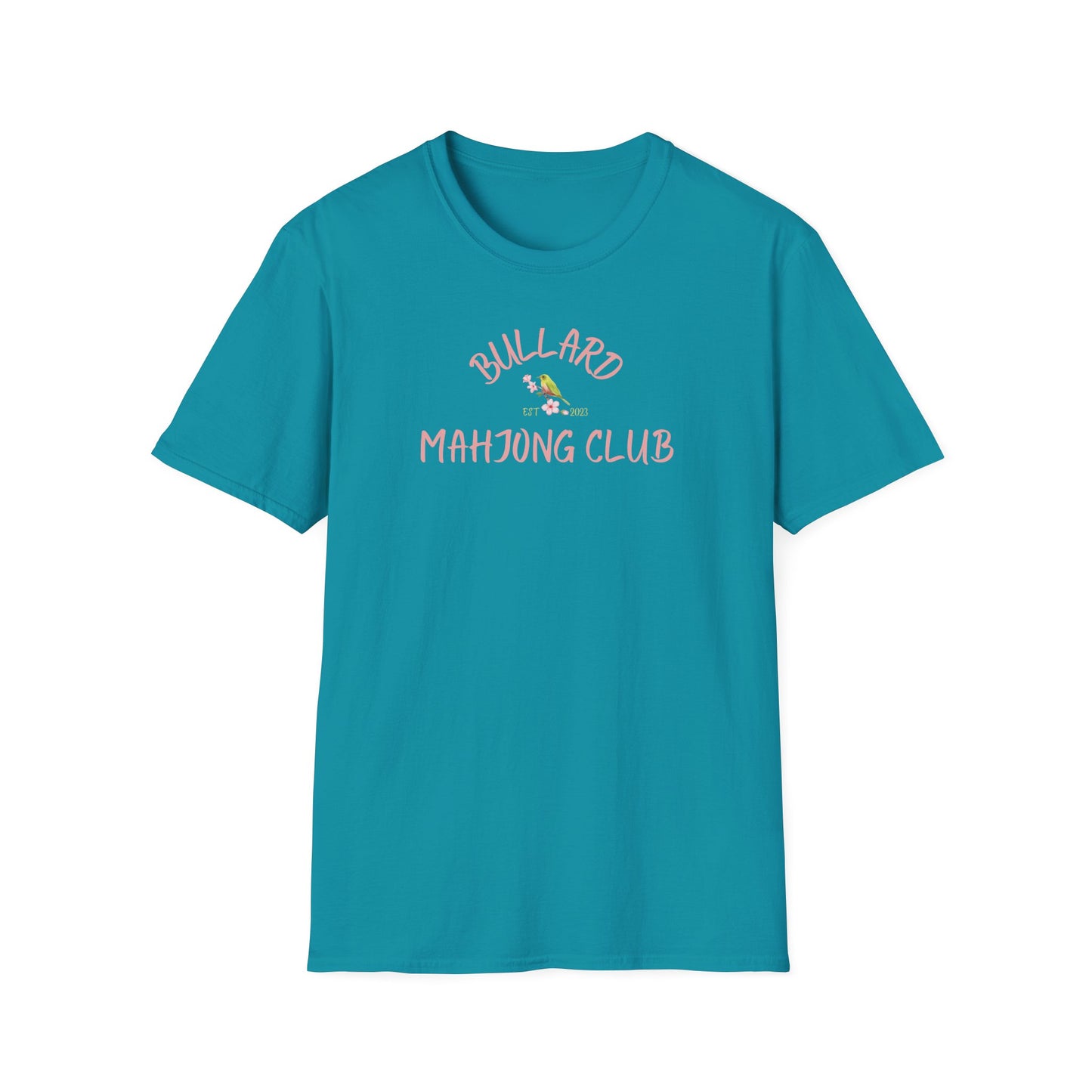 Bullard Mahjong Club Unisex Softstyle T-Shirt - Casual Fun for Game Lovers
