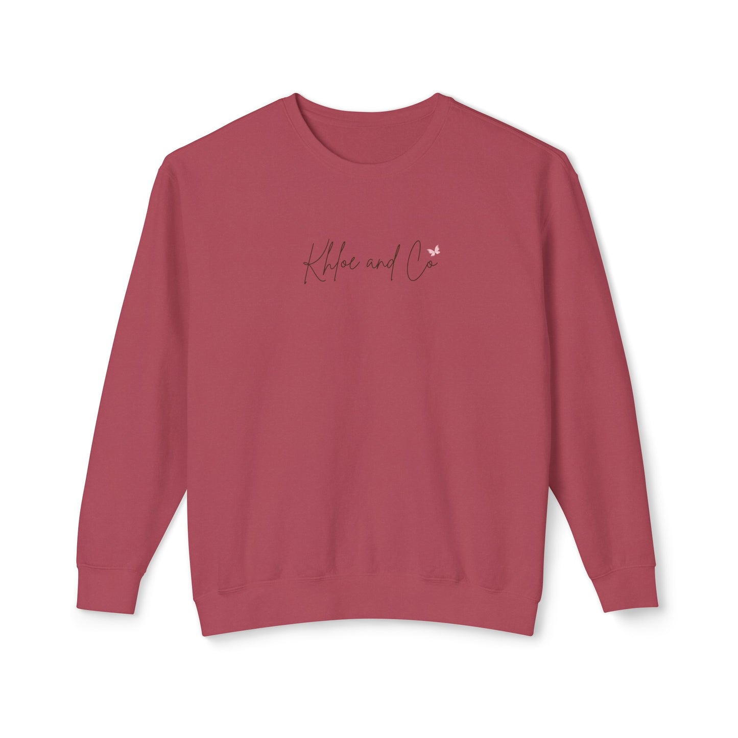 Khloe and Co Unisex Lightweight Crewneck Sweatshirt