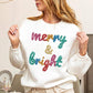 Tinsel Lettering Christmas Sweater