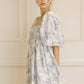 GARDEN TOILE PRINT BABY DOLL DRESS