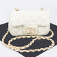 Quilted Tweed Flap Shoulder Bag