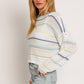 LONG SLEEVE STRIPE SWEATER