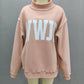 IT2594-WWJD 'WWJD & AMEN' Reversible Mock Neck Sweatshirt