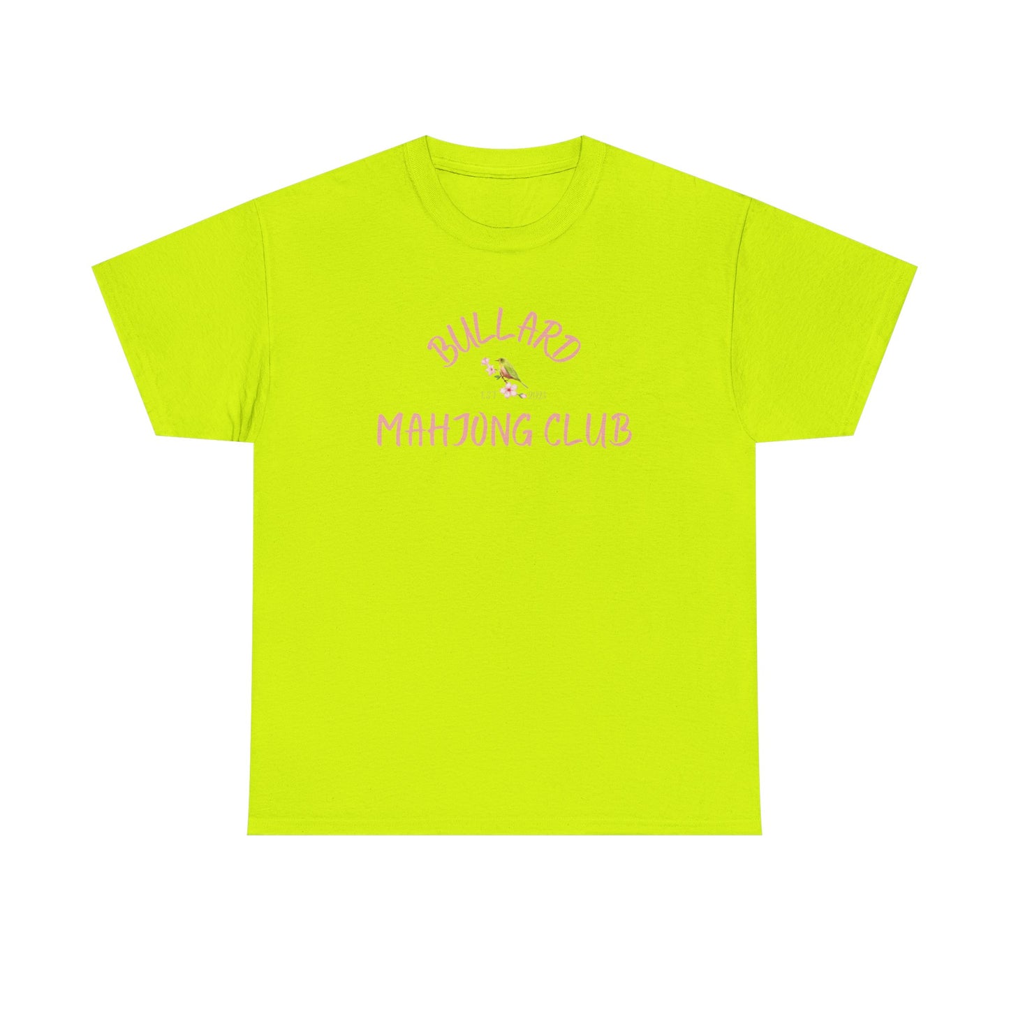 Bullard Mahjong Club Unisex Heavy Cotton Tee - Casual Gaming Shirt