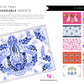CHINOISERIE insert set of 10