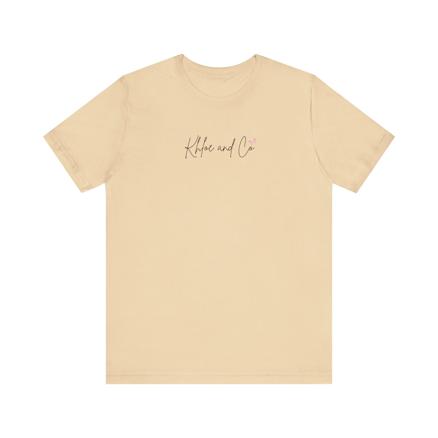Khloe and Co Unisex Jersey Short Sleeve Tee
