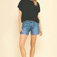 DROPPED SHOULDER SWEATER TOP