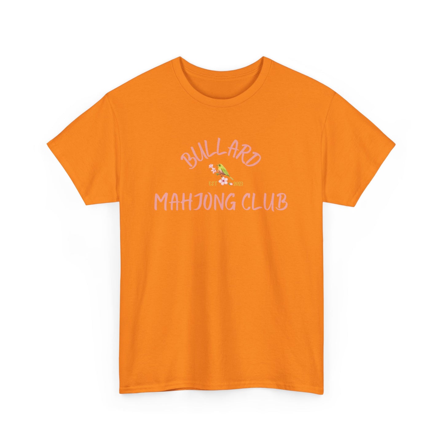 Bullard Mahjong Club Unisex Heavy Cotton Tee - Casual Gaming Shirt