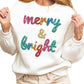Tinsel Lettering Christmas Sweater