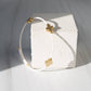 Faithful Cross Bangle-White, Cross Bracelet | Christian