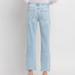 HIGH RISE SLIM WIDE JEANS