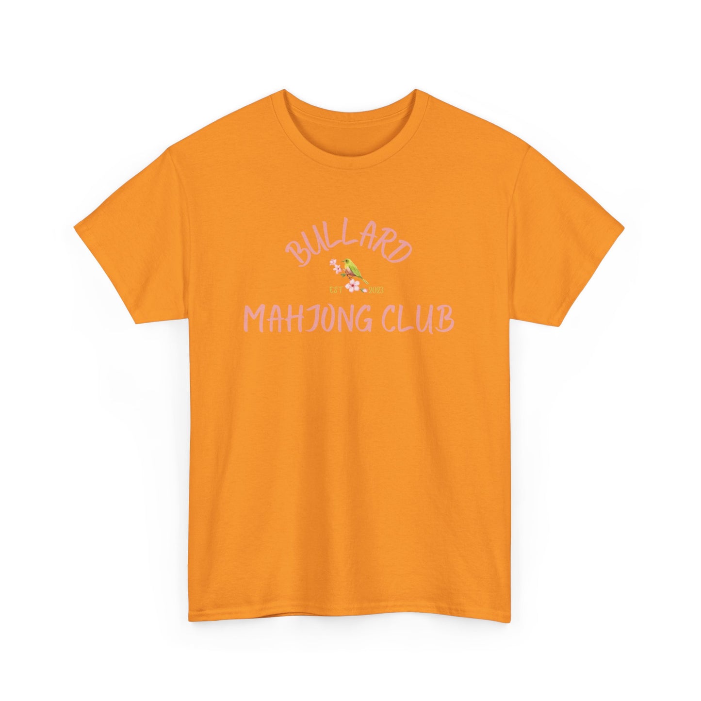 Bullard Mahjong Club Unisex Heavy Cotton Tee - Casual Gaming Shirt