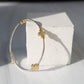 Faithful Cross Bangle-Silver, Cross Bracelet | Christian