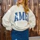 IT2594-WWJD 'WWJD & AMEN' Reversible Mock Neck Sweatshirt