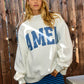 IT2594-WWJD 'WWJD & AMEN' Reversible Mock Neck Sweatshirt