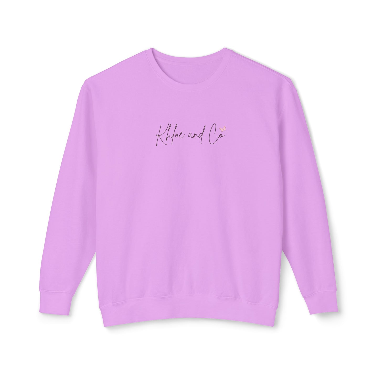Khloe and Co Unisex Lightweight Crewneck Sweatshirt