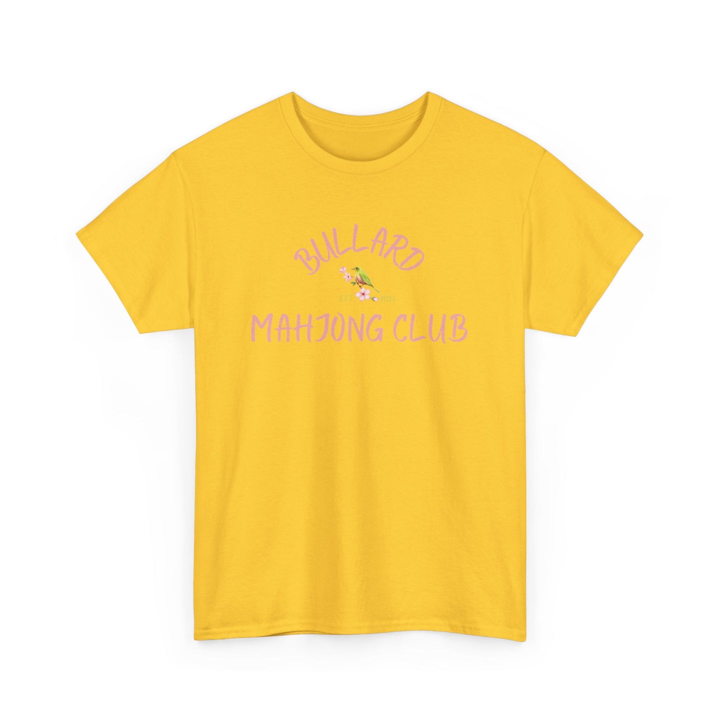 Bullard Mahjong Club Unisex Heavy Cotton Tee - Casual Gaming Shirt