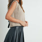 Ribbed Sweater Vest
