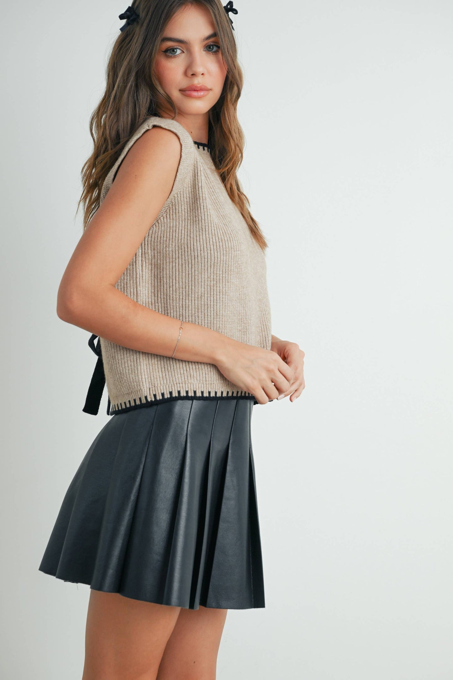 Ribbed Sweater Vest
