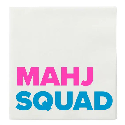 “Mahj Squad” Cocktail Napkins