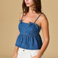 Bow DenimTop