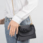 Nylon Wrinkle Handle Crossbody Bag