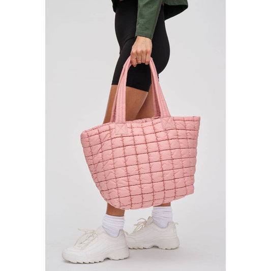 Breakaway - Quilted Puffer Nylon Tote