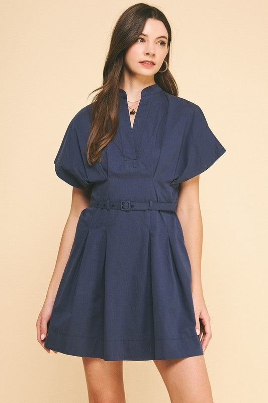 NAVY MINI DRESS