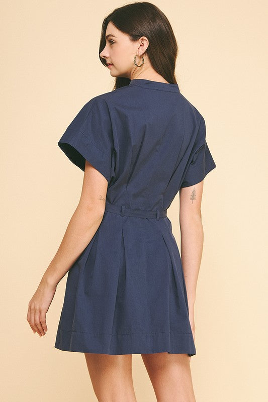 NAVY MINI DRESS