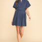 NAVY MINI DRESS