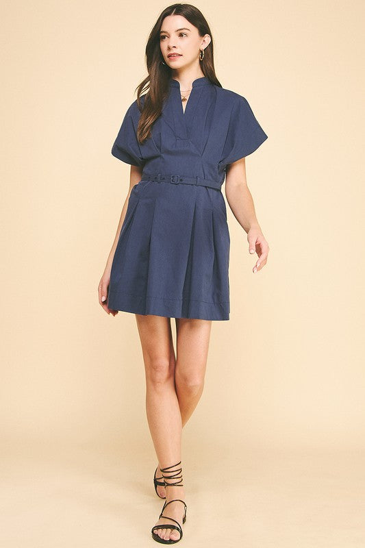 NAVY MINI DRESS
