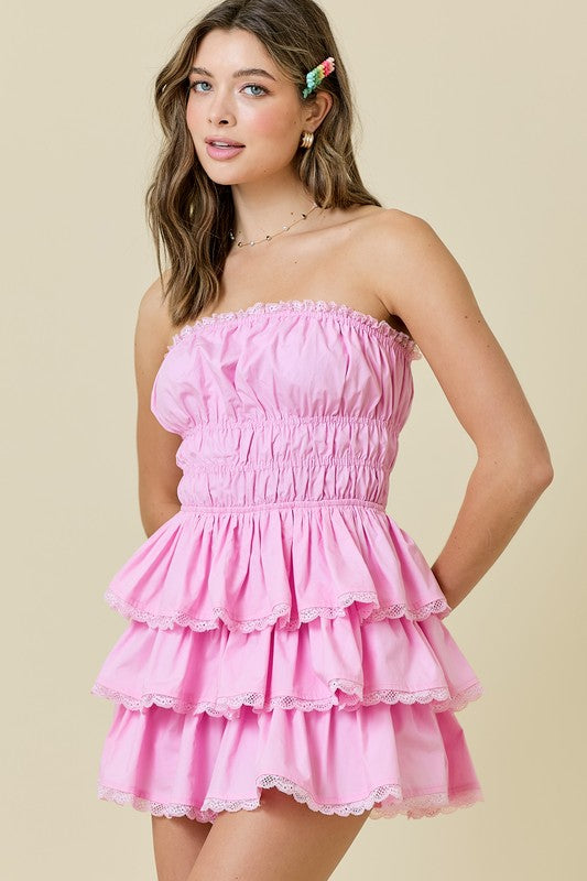 Strapless Mini Dress