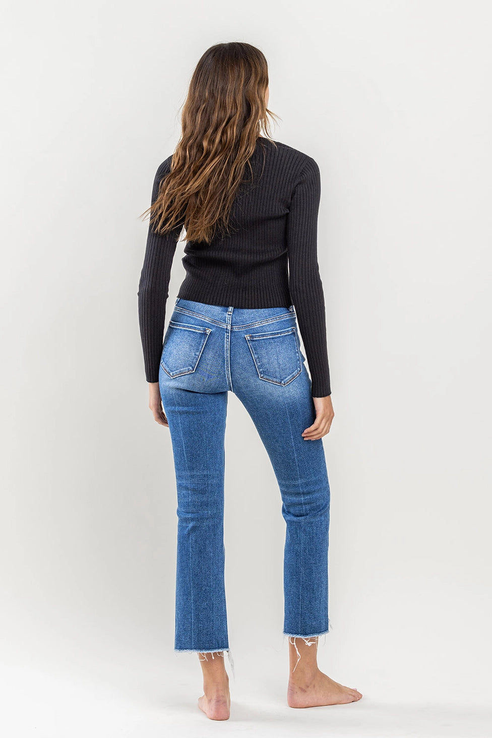 HIGH RISE KICK FLARE JEANS