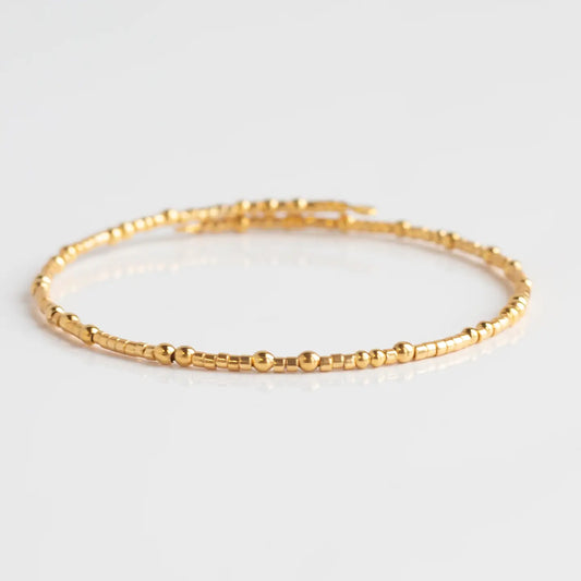 CONFETTIE BANGLE-GOLD