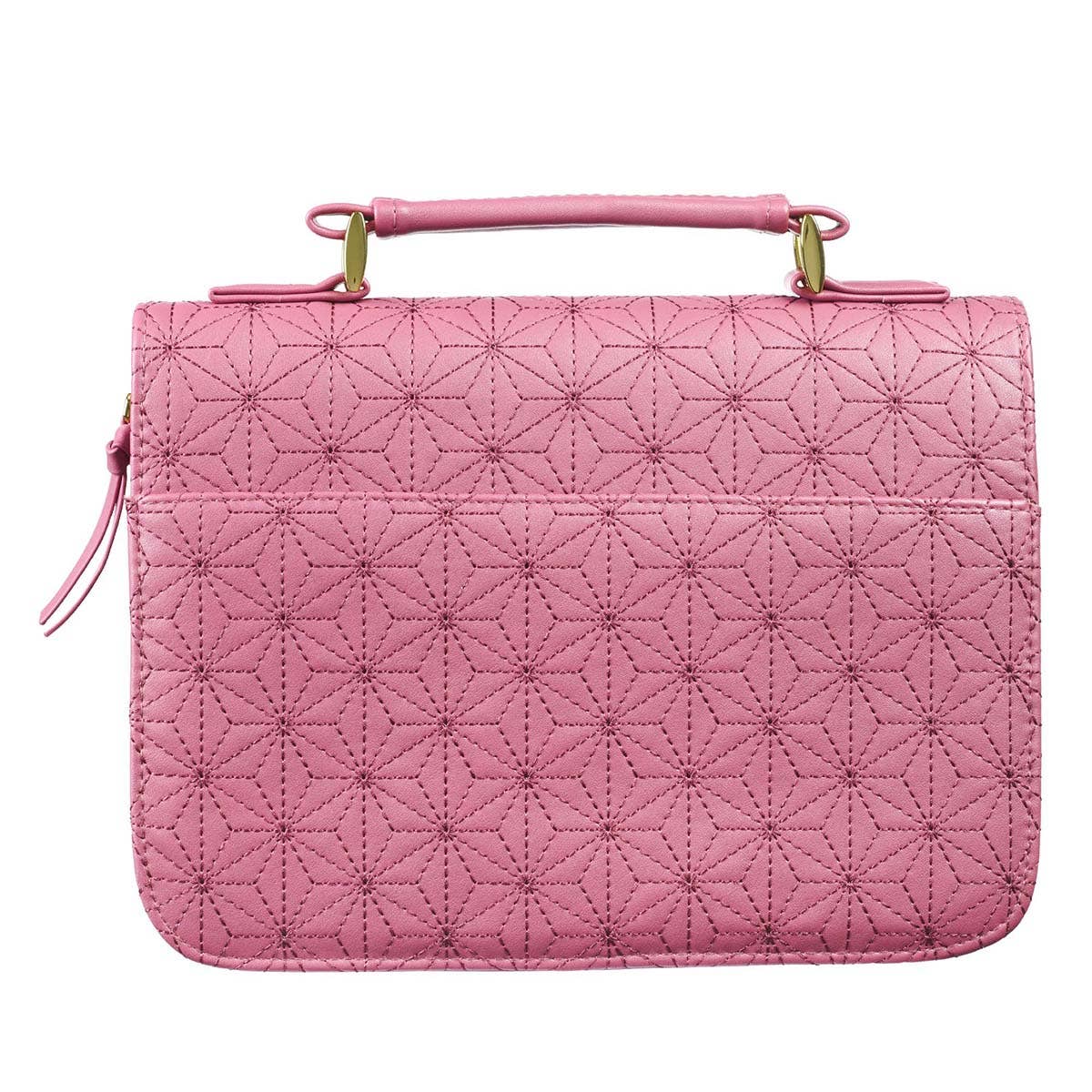 Grace Dusty Rose Pink Faux Leather Fashion Bible Cover