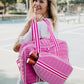 Pickleball Tote Bag (Hot Pink)