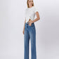 TUMMY CONTROL SUPER HIGH RISE BAGGY WIDE JEANS LV1574