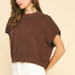 DROPPED SHOULDER SWEATER TOP