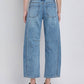 HIGH RISE DART STRUCTURED FIT BARREL LEG JEANS T6514