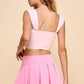 Pink Bow Tank Top