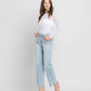HIGH RISE SLIM WIDE JEANS