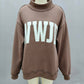IT2594-WWJD 'WWJD & AMEN' Reversible Mock Neck Sweatshirt