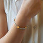Faithful Cross Bangle-Turquoise | Christian