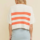 RIBBED KNIT SWEATER TOP
