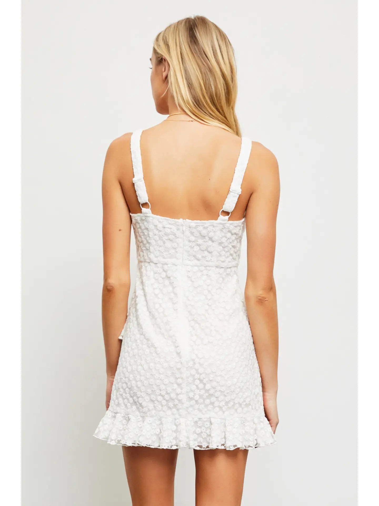 RUFFLE MINI DRESS